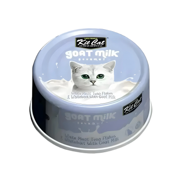 Kit Cat Goat Milk Gourmet Tuna & Whitebait 70g x24
